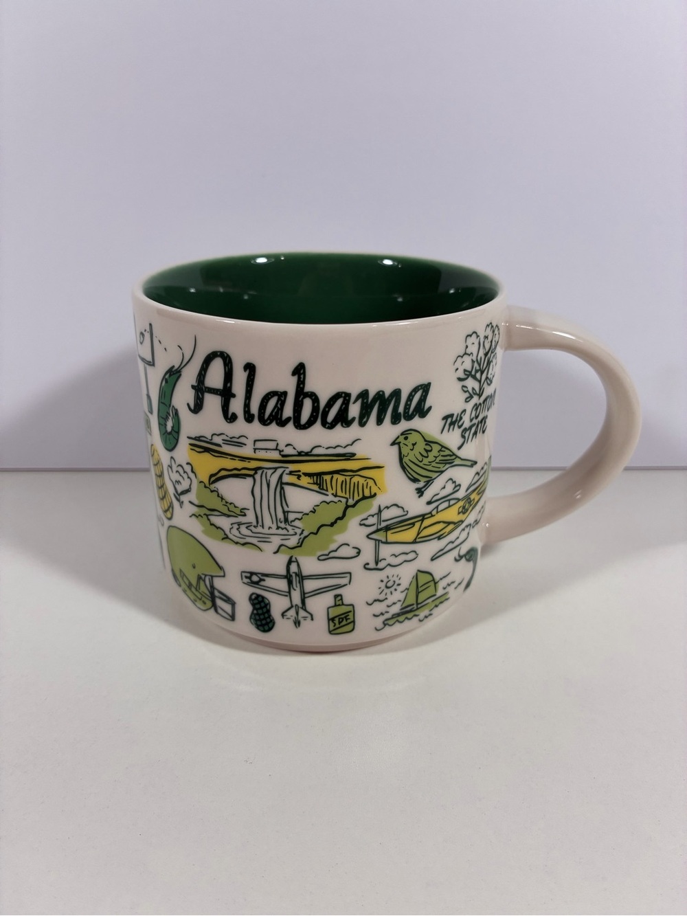 Starbucks Alabama Been There Series Globe Collection 14oz Coffee Tea Mug Cup NEW